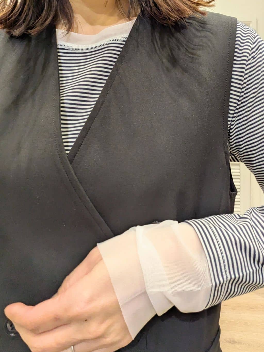 enさんの「Dessin｜【2WAY】シュリンク合皮トートバッグ」を使ったコーディネート