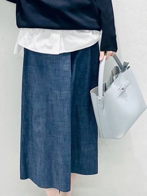 Miwaさんの「UNTITLED｜【洗える】ミラノリブニット」を使ったコーディネート