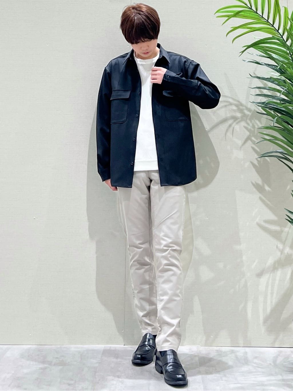 SHI-MAさんの「THE SHOP TK｜FLEX LINE  カバーオール　ストレッチ/防シワ/マシンウォッシャブル/セットアップ可」を使ったコーディネート