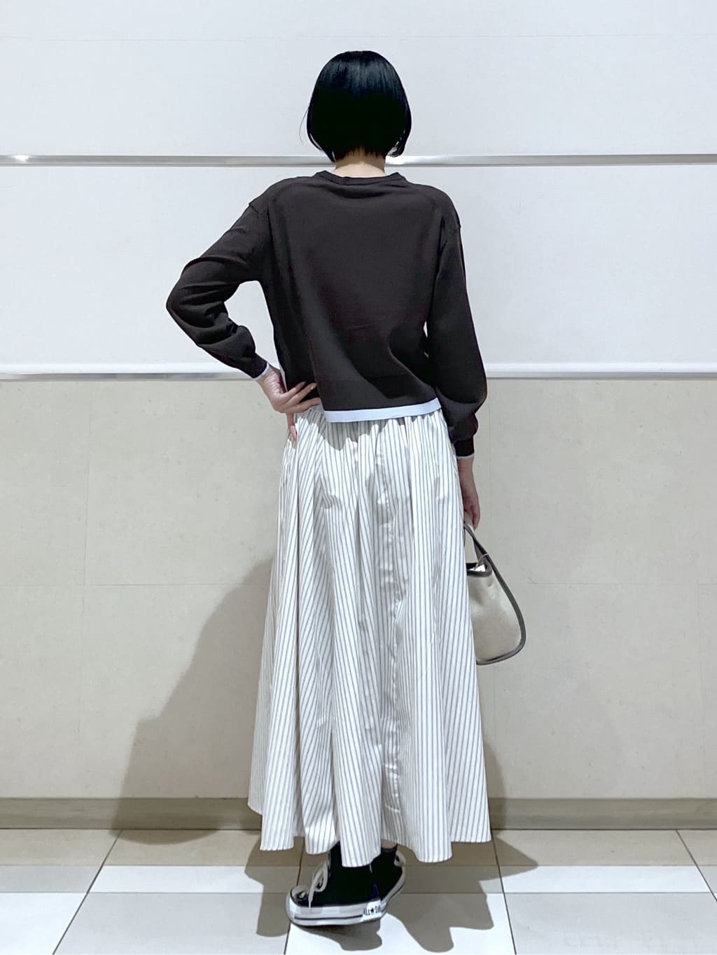 eriko さんの「Dessin｜【花粉ガード/撥水加工/洗える】ステンカラースプリングコート」を使ったコーディネート