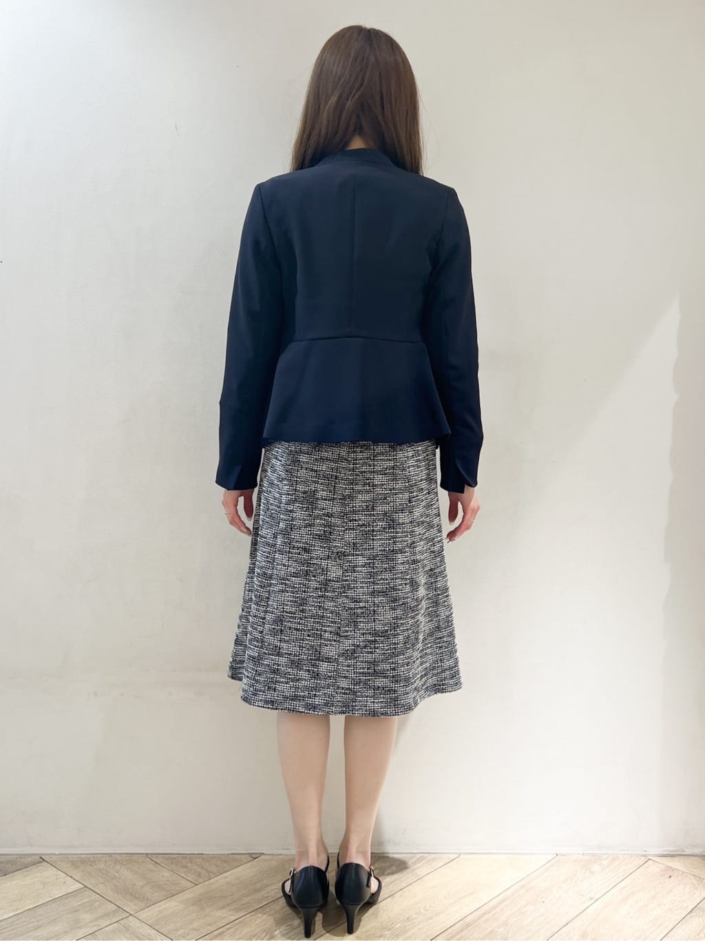 nanaさんの「index｜ストレッチノーカラージャケット／セットアップ対応【洗濯機OK／防シワ／イージーアイロン】」を使ったコーディネート