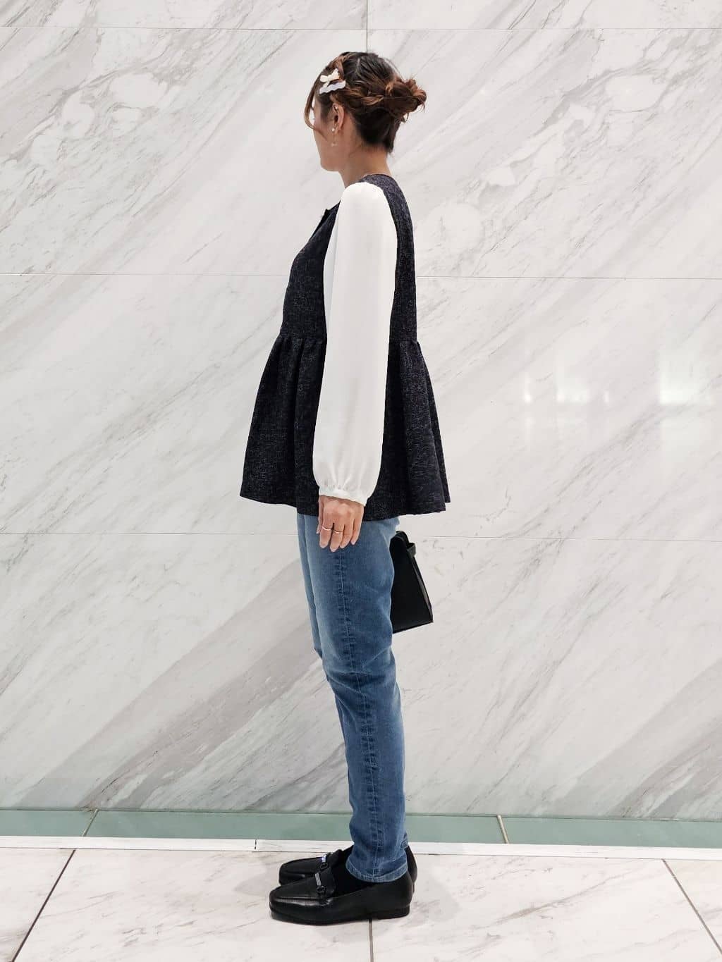 ゆゆさんの「SHOO･LA･RUE｜【SHOO・LA・RUE DENIM】毎日使いたくなる ストレッチデニムスキニーパンツ」を使ったコーディネート