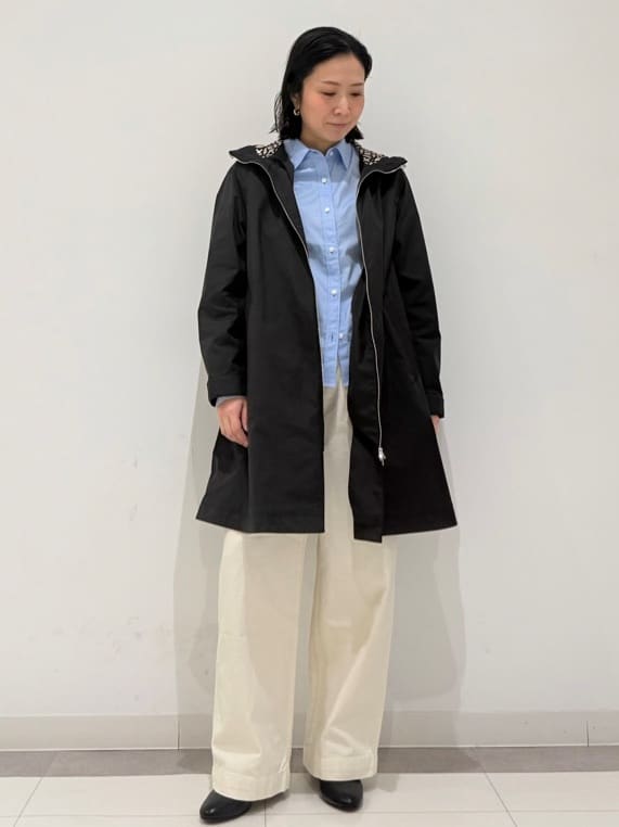 MIYAKAWAさんの「DRESSTERIOR｜【ウォッシャブル/撥水素材】撥水フーテッドツイルコート」を使ったコーディネート