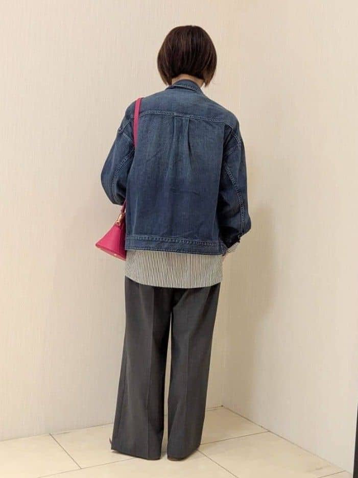 u-macoさんの「UNTITLED｜【Healthy DENIM】別注Bran／デニムジャケット」を使ったコーディネート