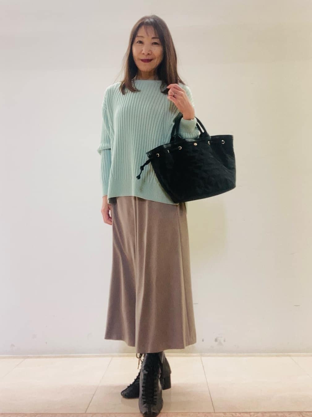 kurodaさんの「Reflect｜【SS-4Lサイズ／ウエスト調整可】フーデッドロングダウンコート」を使ったコーディネート