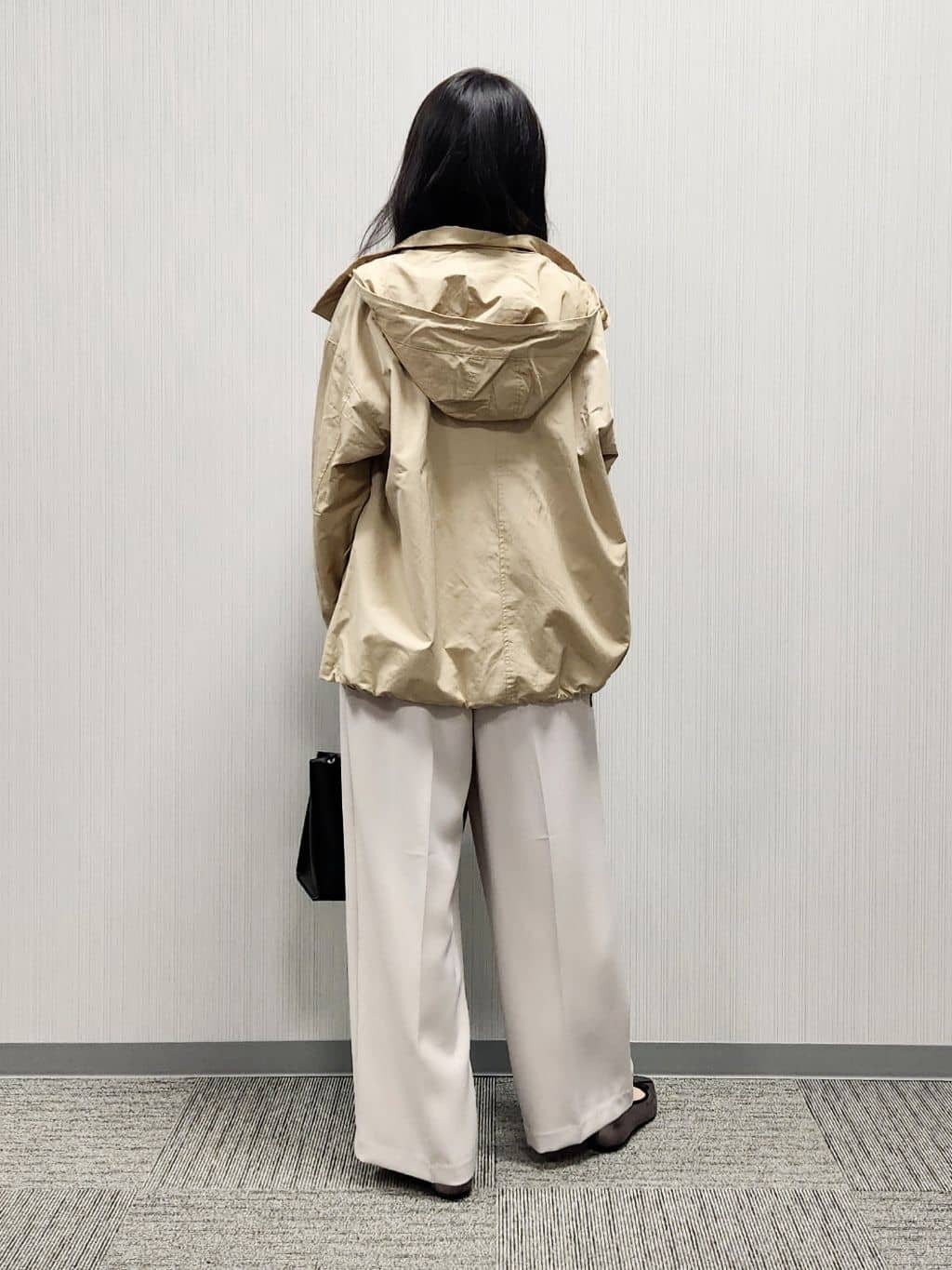 naraさんの「Dessin｜【撥水/2WAY】フーディーブルゾン」を使ったコーディネート