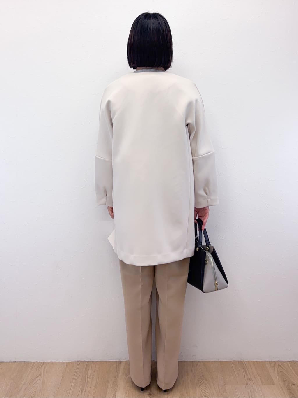 Takeさんの「OPAQUE.CLIP｜フォルムスリーブミドルコート【洗濯機OK】」を使ったコーディネート