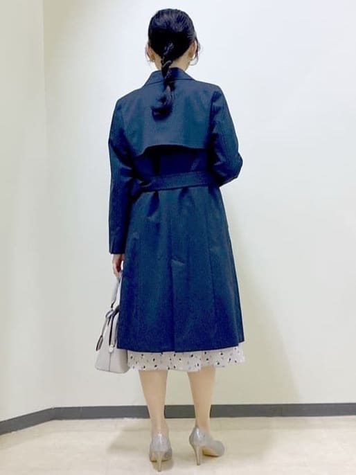  beni_gingerさんの「Reflect｜【セレモニー／通勤／おでかけに◎】フラワープリントボウタイワンピース」を使ったコーディネート