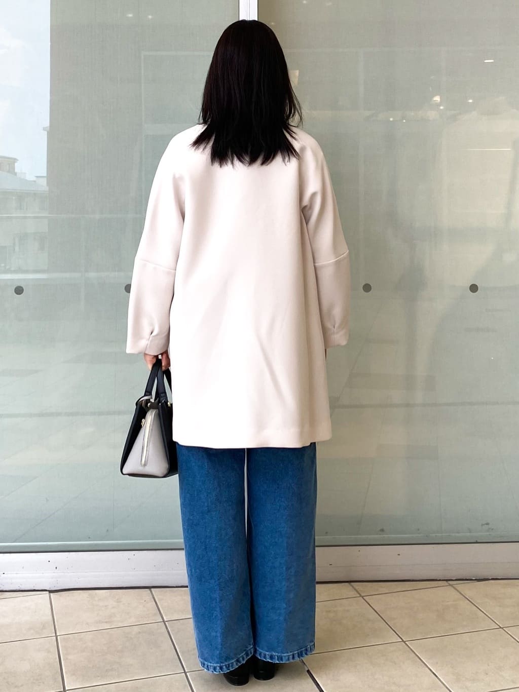 Jeanさんの「OPAQUE.CLIP｜フォルムスリーブミドルコート【洗濯機OK】」を使ったコーディネート