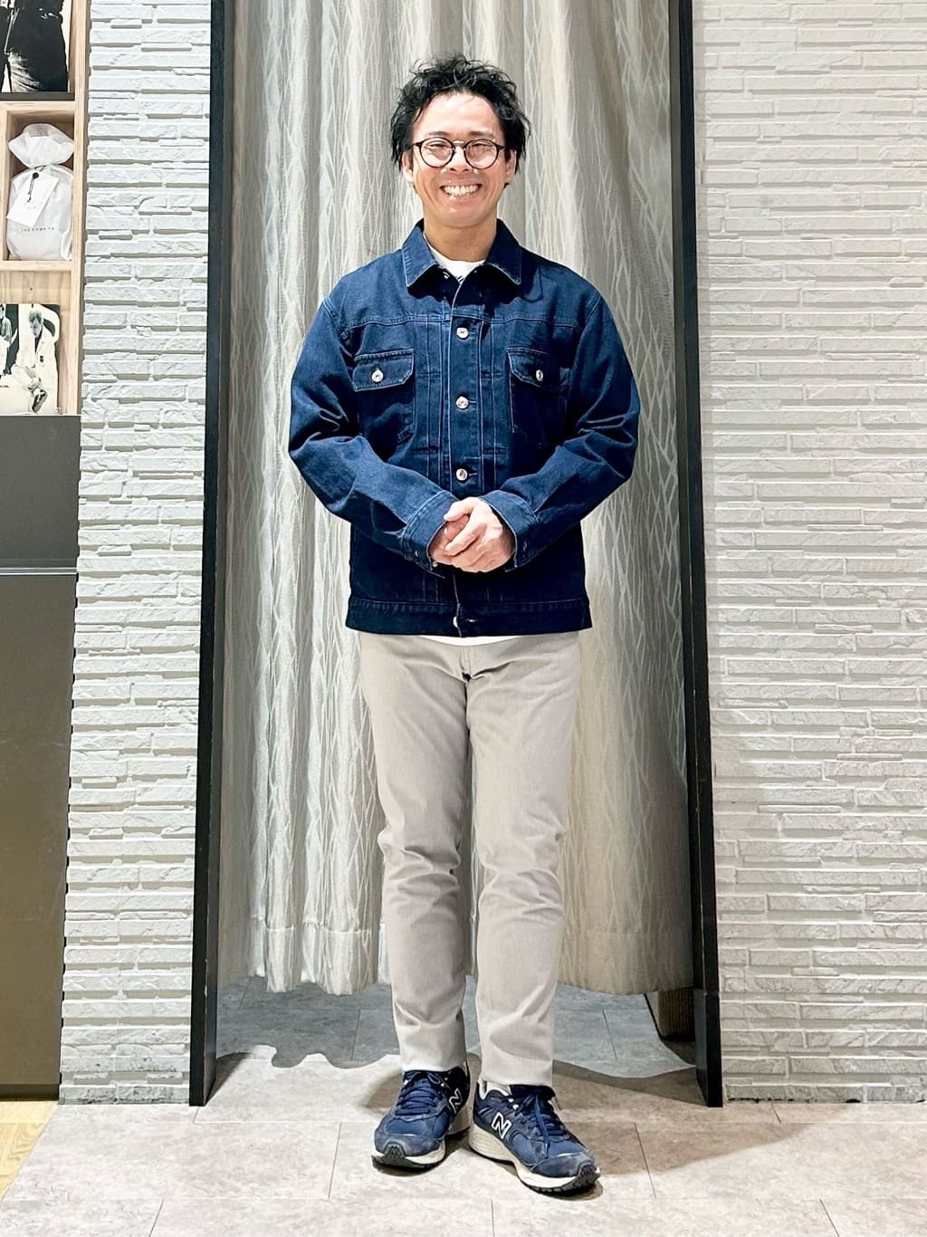 KENJI Iさんの「THE SHOP TK｜【大人にも取り入れやすい】デニムジャケット セットアップ可/洗濯機OK」を使ったコーディネート