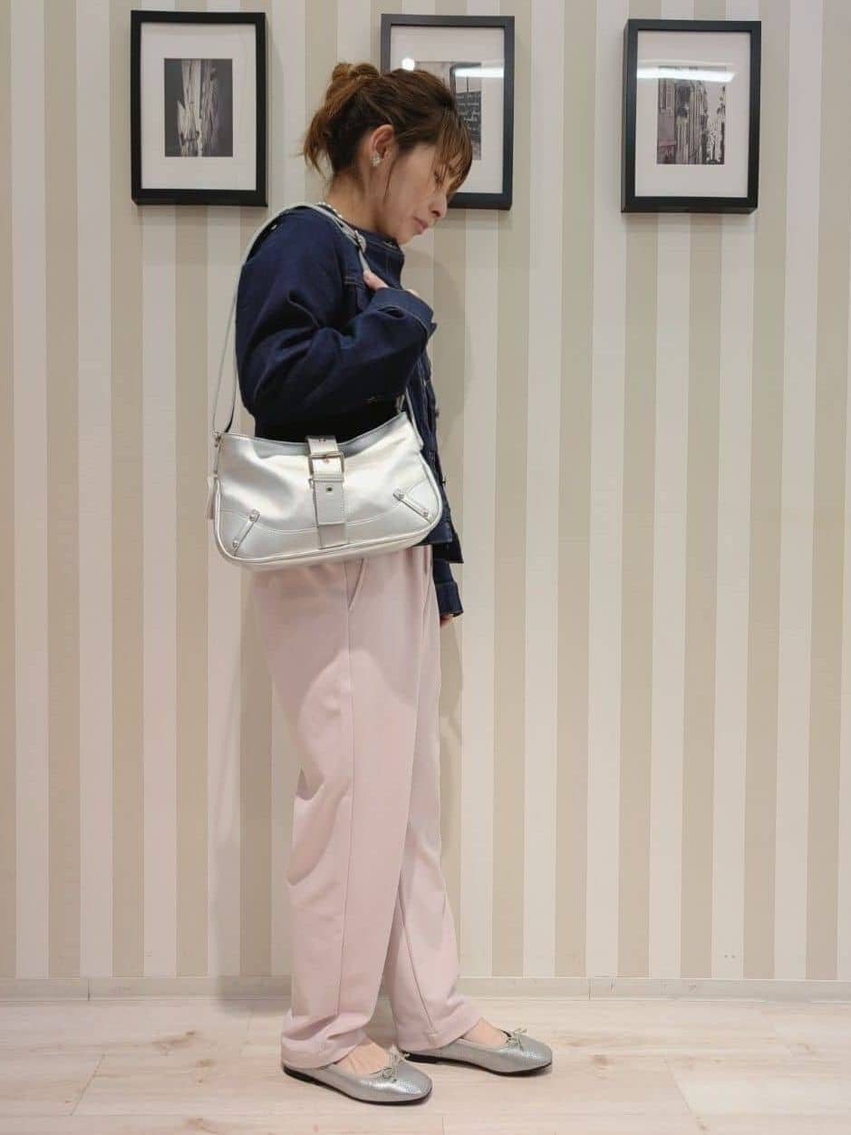 otaさんの「SHOO･LA･RUE｜【SHOO・LA・RUE DENIM/S-LL/高レビュー】大人のための ノーカラーデニムジャケット」を使ったコーディネート