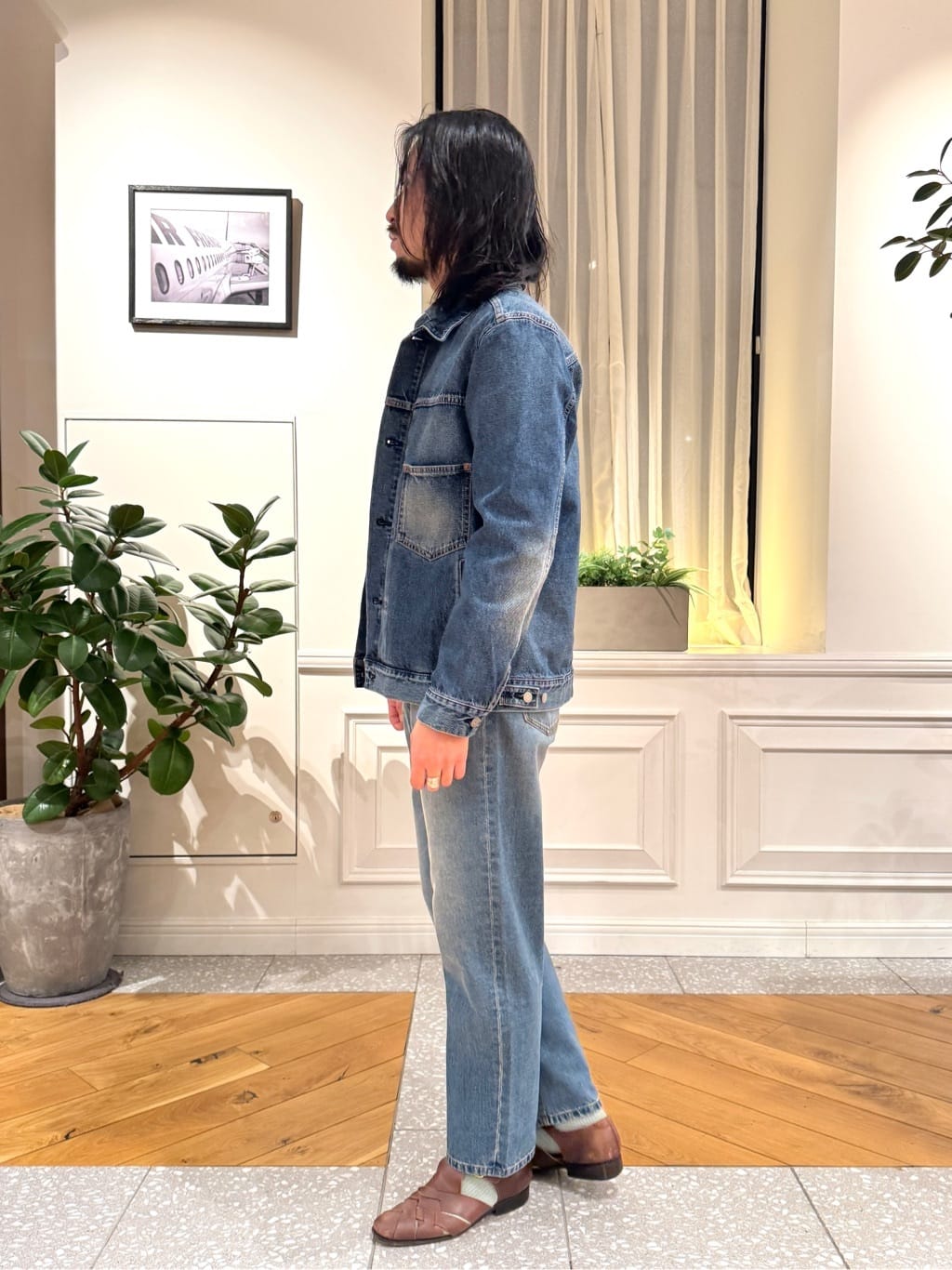 kawarataniさんの「DRESSTERIOR｜◆ファーストモデル ユーズドデニムGジャン」を使ったコーディネート