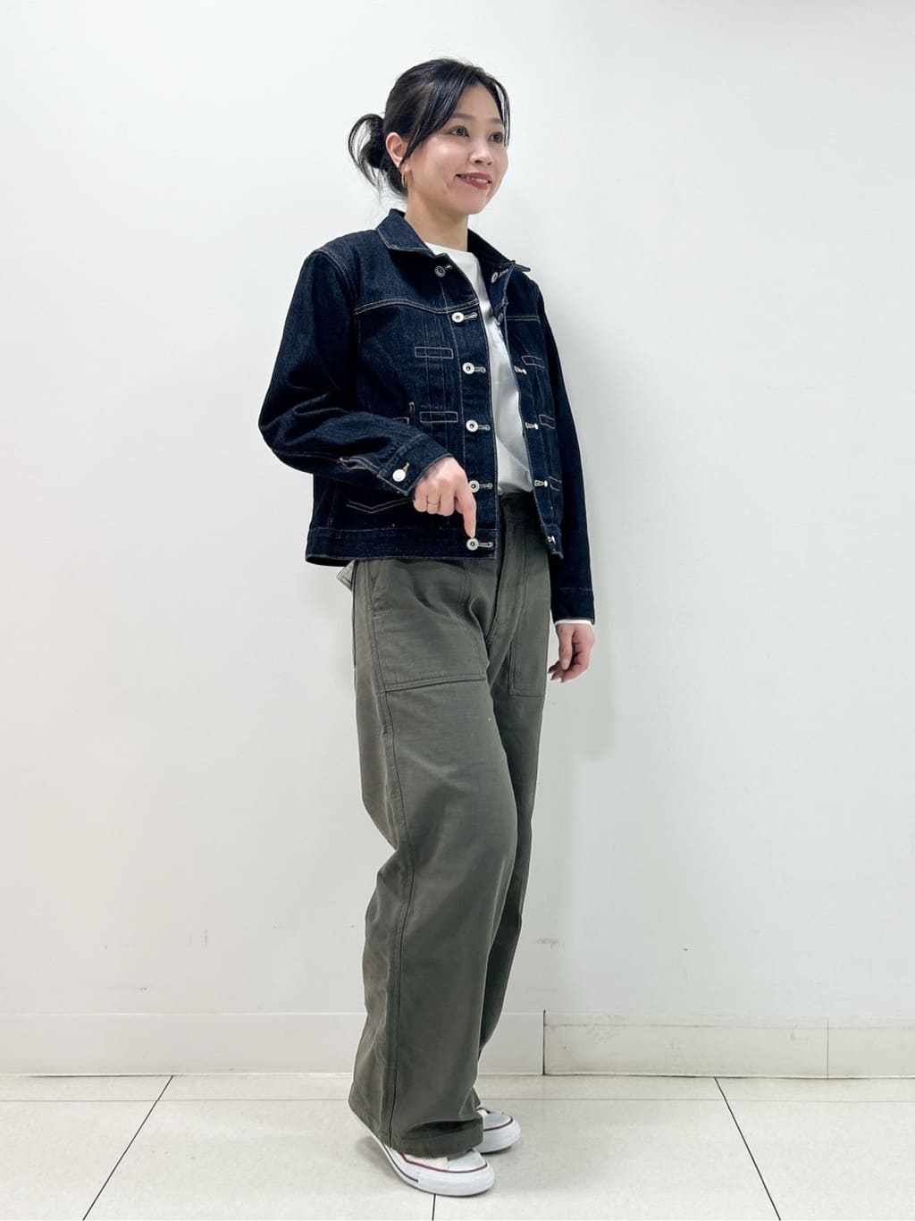 Kaiさんの「Dessin｜【ユニセックス/2WAY】リバーシブルデニムジャケット」を使ったコーディネート