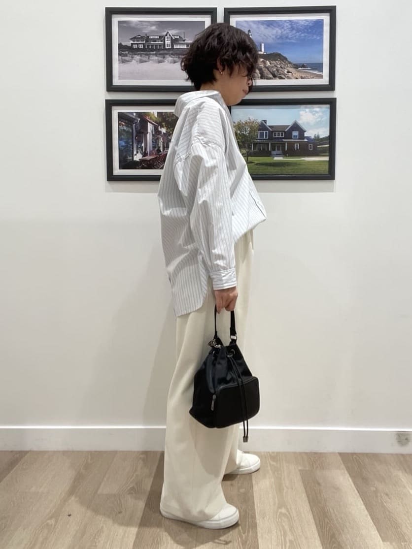 Naoさんの「Dessin｜【洗える】バックボタンオーバーシャツ」を使ったコーディネート