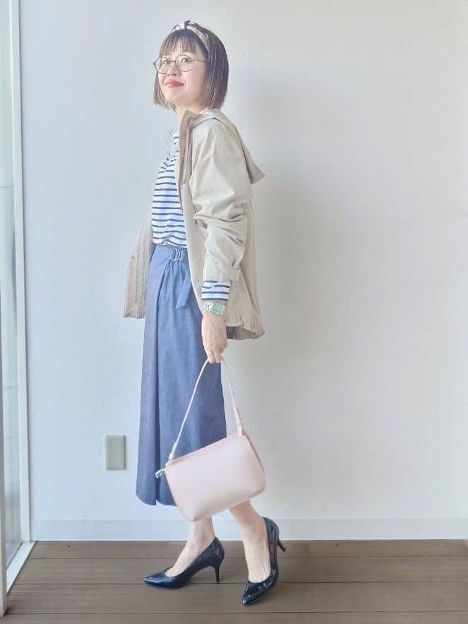 MUTSUKOさんの「UNTITLED｜【洗える/はっ水】リラクシーマウンテンパーカー」を使ったコーディネート