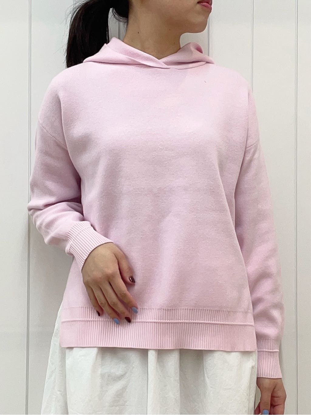 Mayaさんの「Dessin｜【ウエストゴム/洗える】コットンフレアスカート」を使ったコーディネート