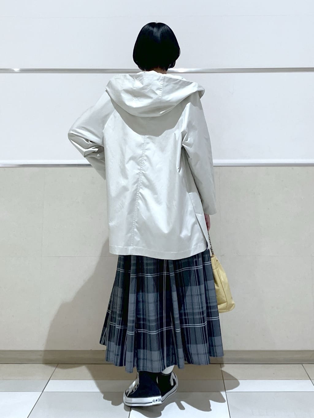 eriko さんの「Dessin｜【洗える】フードトレンチコート」を使ったコーディネート