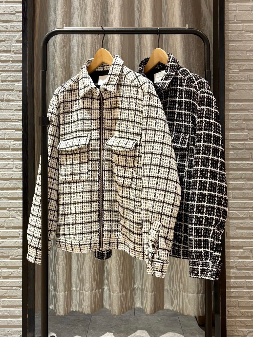 Pーyamaさんの「THE SHOP TK｜【カジュアルに上品さをプラス】変わり織ツイードブルゾン　洗濯機OK」を使ったコーディネート