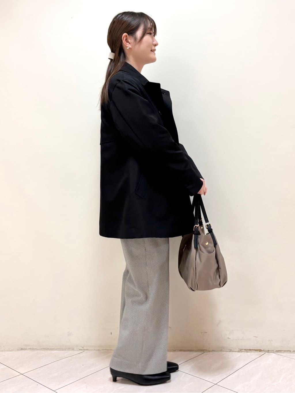 mikiさんの「Reflect｜【オン・オフ着回しやすい◎】ダブルブレストジャケット」を使ったコーディネート