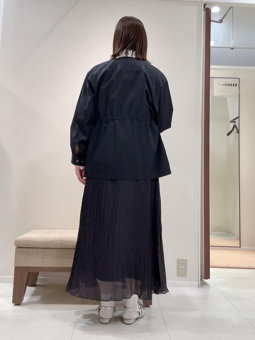 YUIさんの「UNTITLED｜◆【はっ水】ライトコットンミリタリーコート」を使ったコーディネート