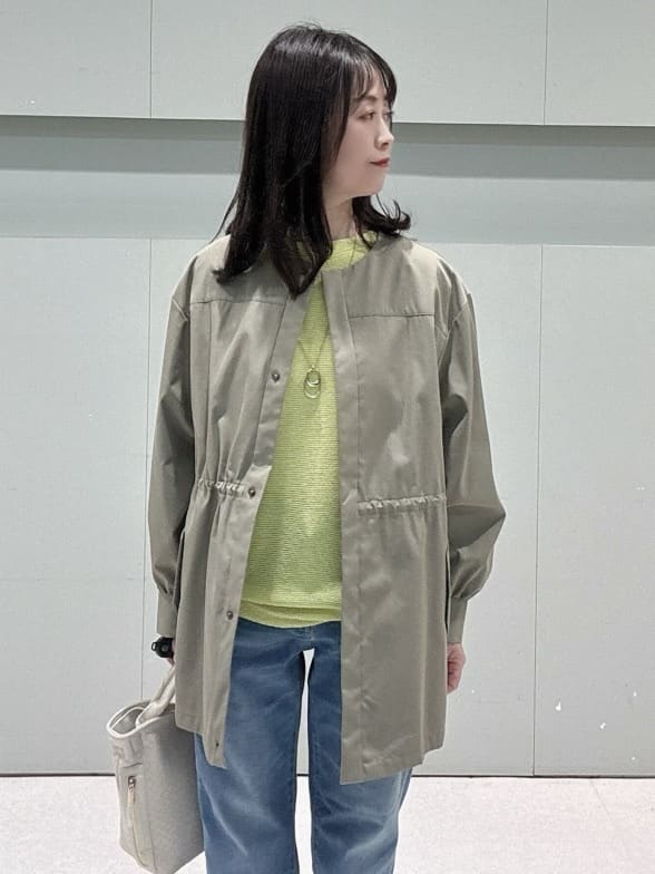 makiさんの「UNTITLED｜◆【はっ水】ライトコットンミリタリーコート」を使ったコーディネート