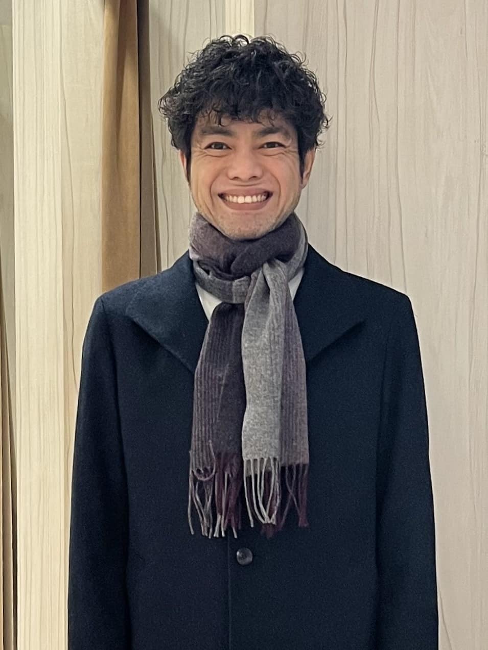 URAさんの「TAKEO KIKUCHI｜【ウールカシミヤブレンド】ビーバー調 スタンドカラー コート」を使ったコーディネート