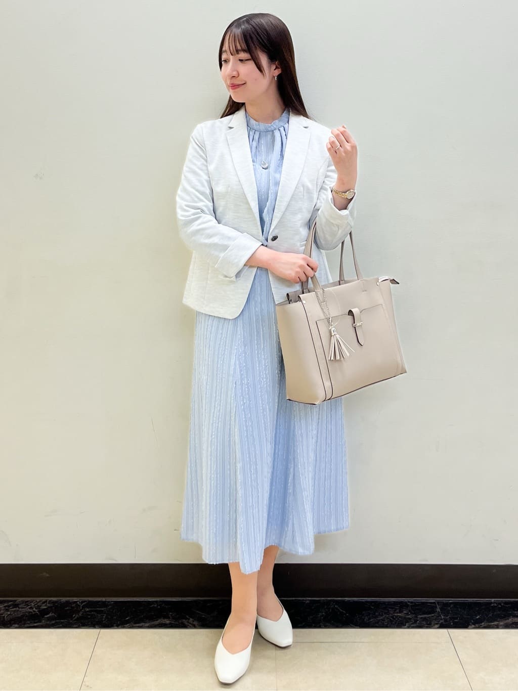 mikikoさんの「Reflect｜【SS-4Lサイズ／UVカット／接触冷感】匠ジャケット／ベーシックテーラード」を使ったコーディネート