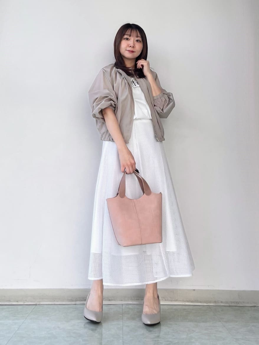 KAHOさんの「UNTITLED｜◆【セットアップ可/はっ水】シャイニータイプライターブルゾン」を使ったコーディネート