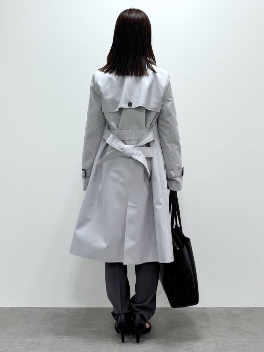 kozuさんの「index｜撥水トレンチコート【洗濯機OK／花粉対応】《XS～3L》」を使ったコーディネート