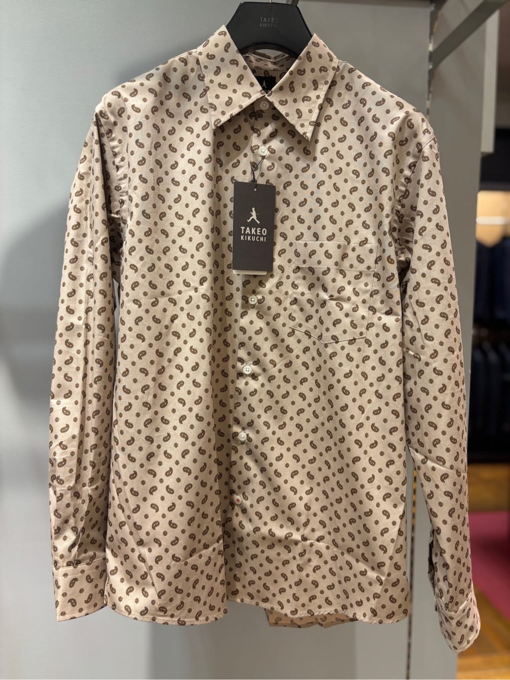 ヒナさんの「TAKEO KIKUCHI｜【BOWLER HAT LABEL】小紋ペイズリープリント 長袖シャツ」を使ったコーディネート