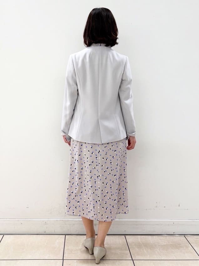 KIKIさんの「Reflect｜【セレモニー／通勤／おでかけに◎】フラワープリントボウタイワンピース」を使ったコーディネート