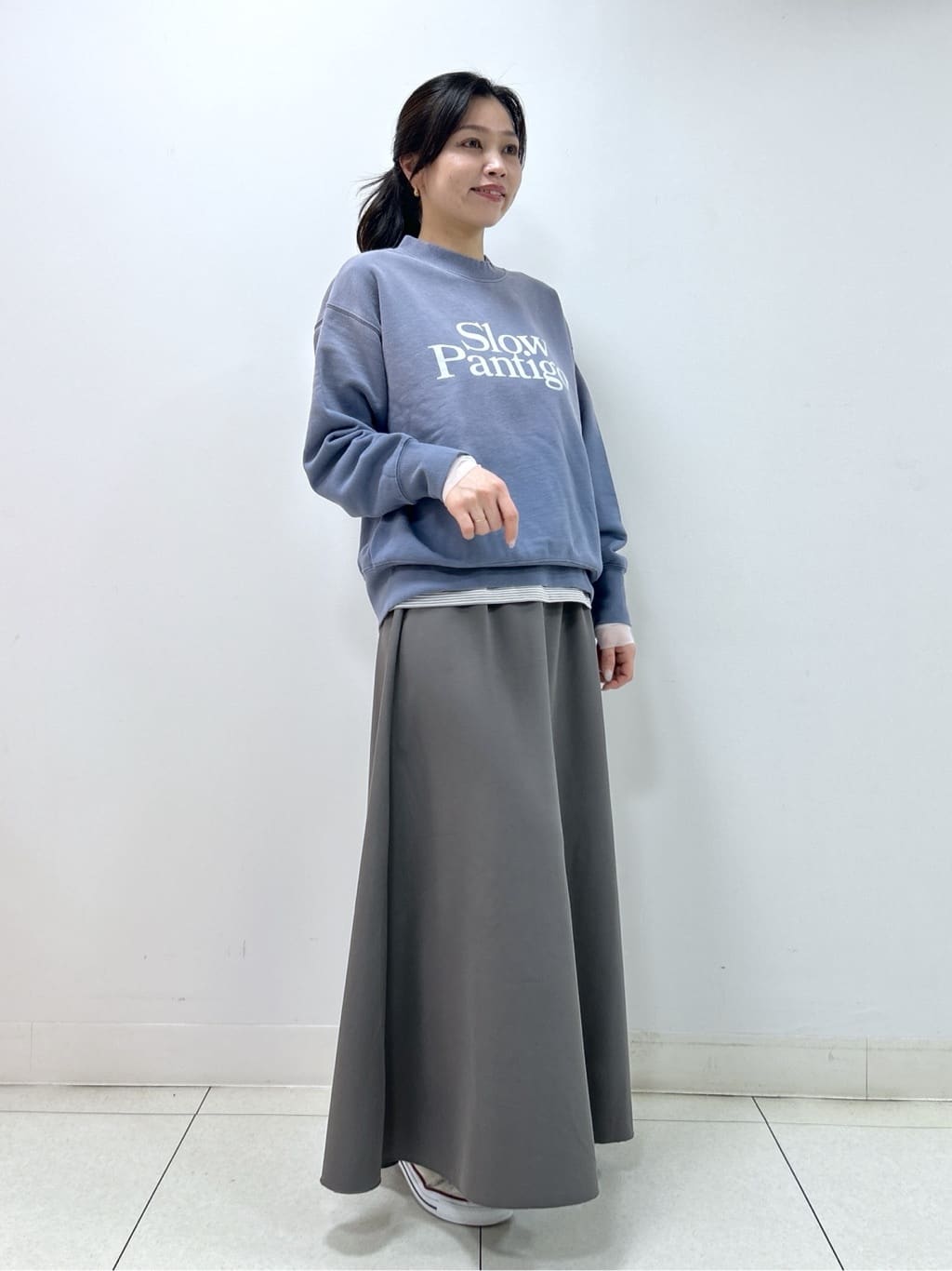 Kaiさんの「Dessin｜【洗える】シアーチュールポイントカットソー」を使ったコーディネート
