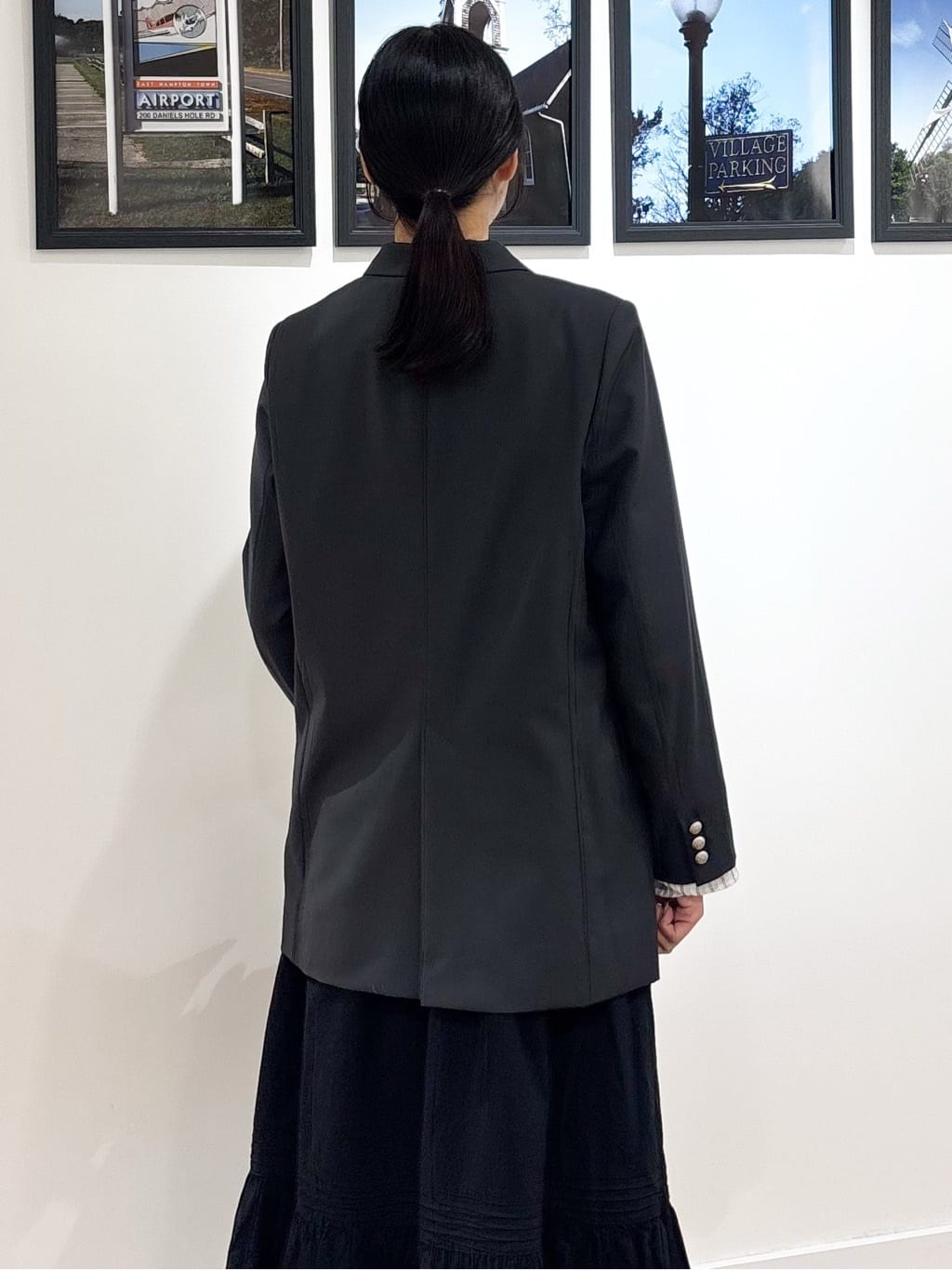 Ririkaさんの「Dessin｜【洗える】フリルボウタイストライプブラウス」を使ったコーディネート