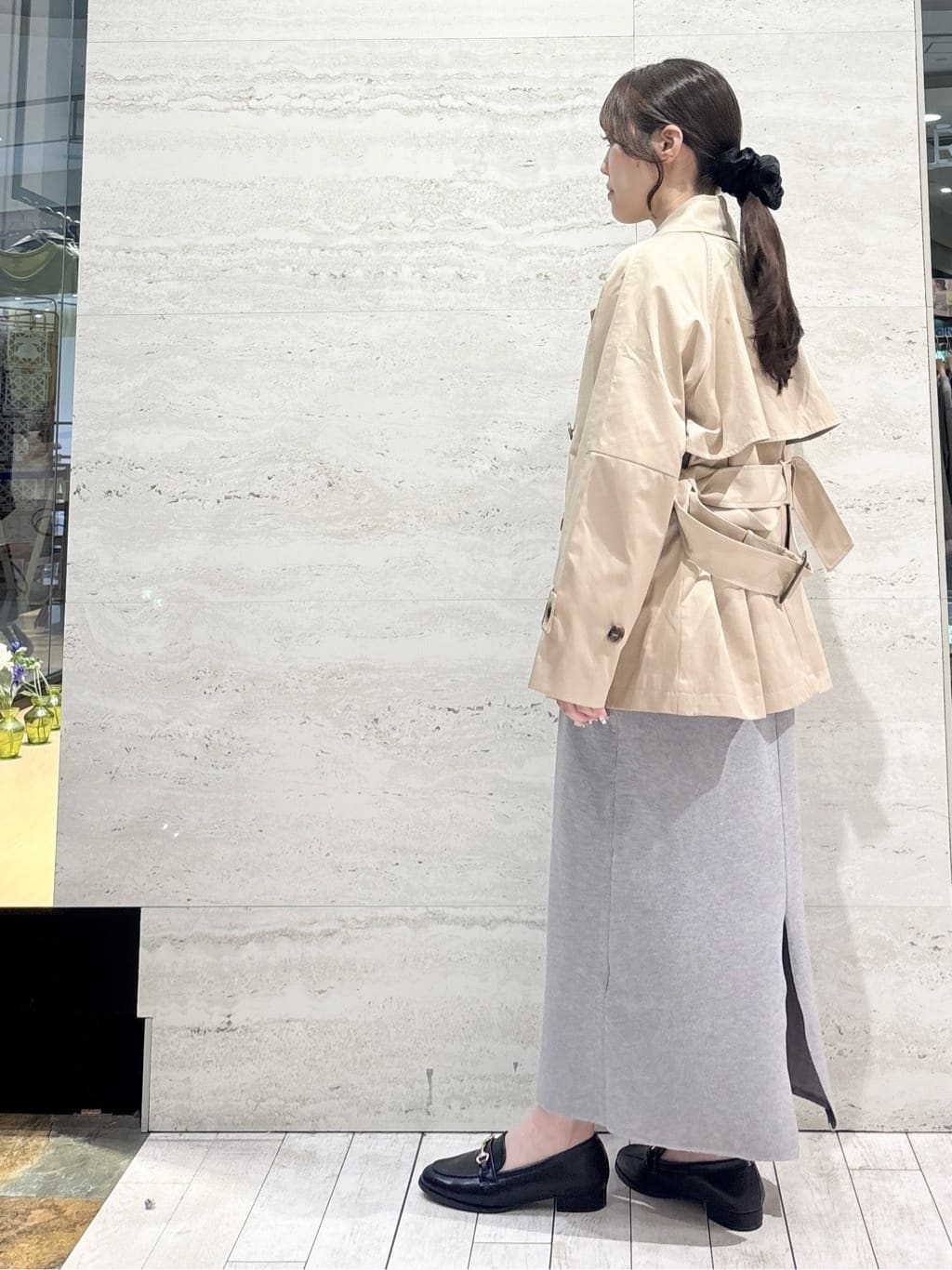 かほさんの「OPAQUE.CLIP｜【抗菌防臭加工】ビット付きローファー」を使ったコーディネート