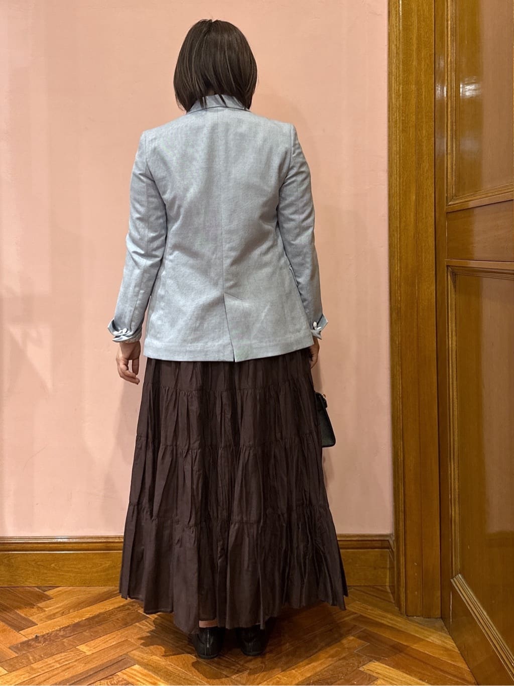 komatsuさんの「DRESSTERIOR｜【セットアップ可】リネンブレンドダブルブレストジャケット」を使ったコーディネート