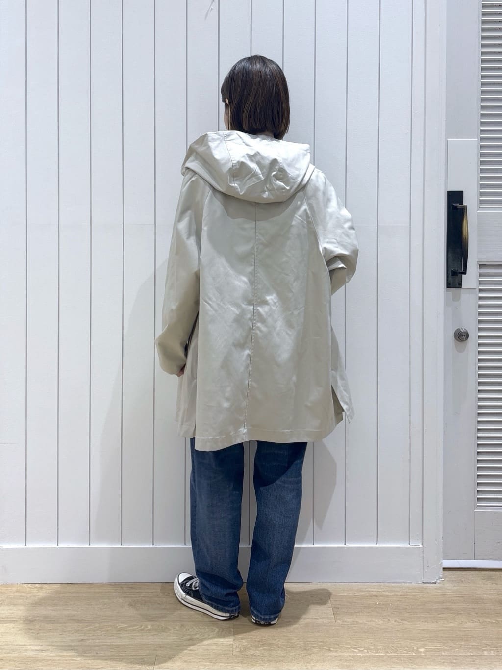 risaさんの「Dessin｜【洗える】フードトレンチコート」を使ったコーディネート