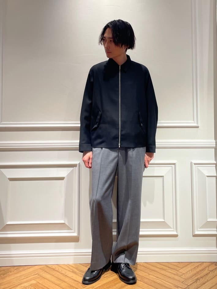 橋本さんの「DRESSTERIOR｜【ウォッシャブル】ウールハリントン ジャケット」を使ったコーディネート