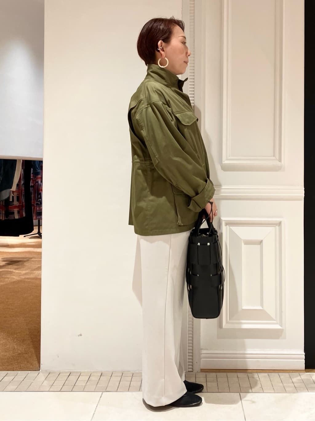 TAJIさんの「DRESSTERIOR｜【ウォッシャブル】コンパクトコットンミリタリーブルゾン」を使ったコーディネート