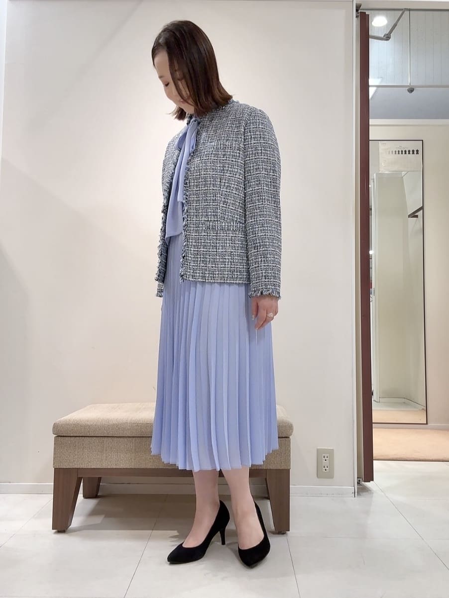 YUIさんの「UNTITLED｜【仕事着/スーツ】ファンシーツイード ジャケット」を使ったコーディネート
