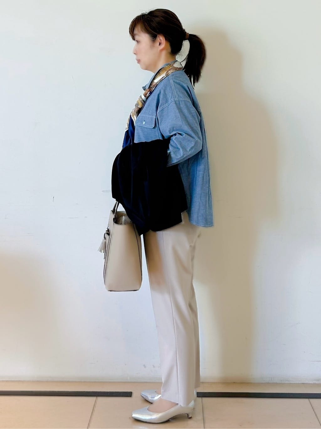ひーさんの「Reflect｜【SS-4Lサイズ／UVカット／接触冷感】匠ジャケット／ロングテーラード」を使ったコーディネート