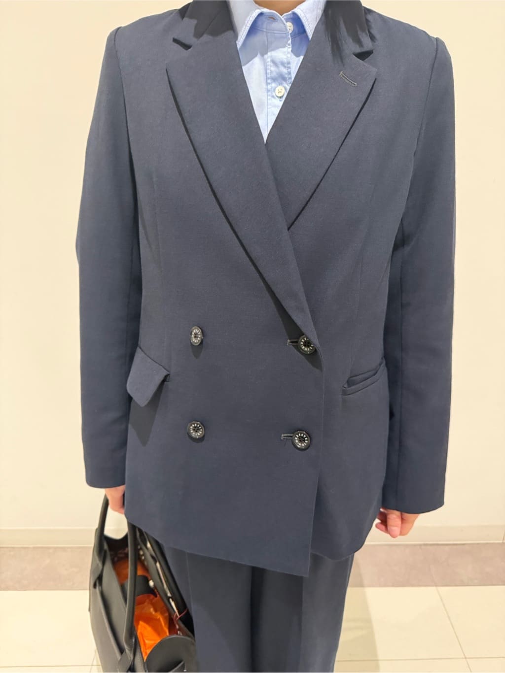 MIYAKAWAさんの「DRESSTERIOR｜【セットアップ可/吸水速乾/ウォッシャブル】リネンブレンドオックスダブルジャケット」を使ったコーディネート