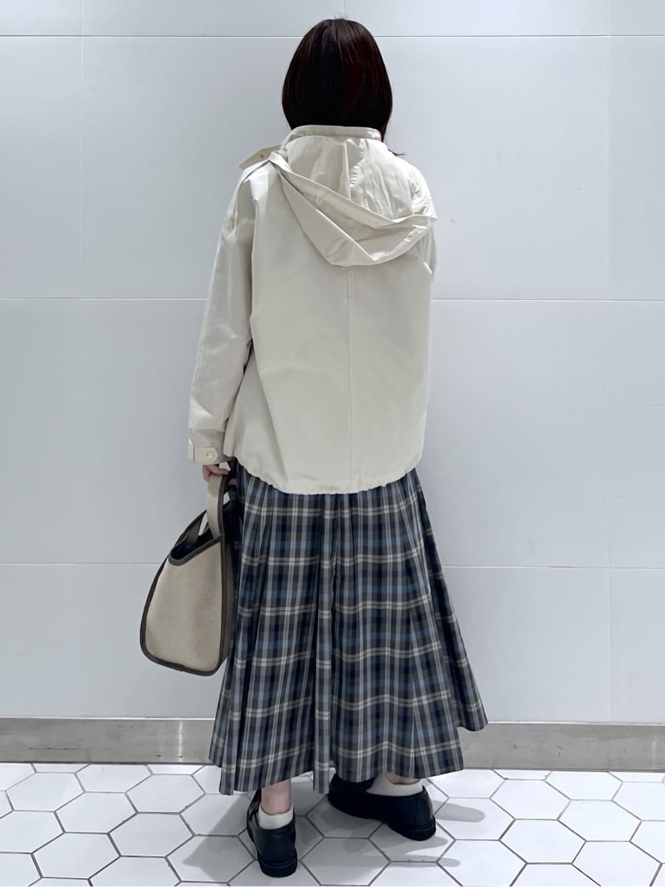 Makinoさんの「Dessin｜【撥水/2WAY】フーディーブルゾン」を使ったコーディネート
