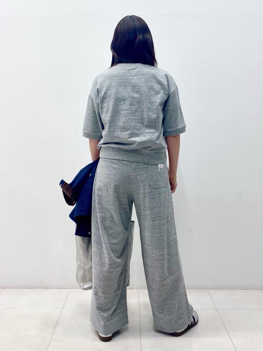 Sawaguchiさんの「DRESSTERIOR｜【セットアップ可/ウォッシャブル】ストレッチ裏毛ハーフスリーブプルオーバー」を使ったコーディネート