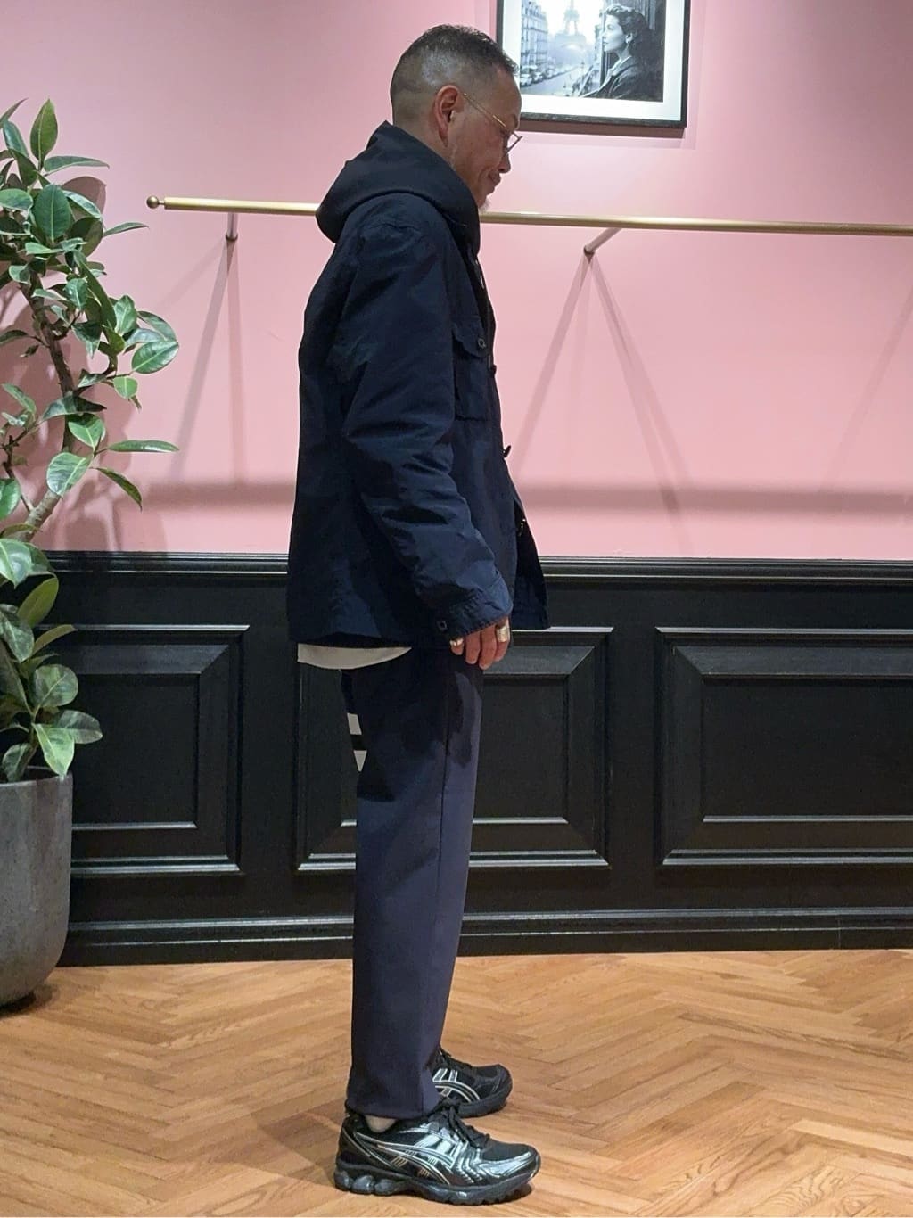 torigoeさんの「DRESSTERIOR｜【接触冷感／セットアップ可】ドライタッチ ハイカウントジップアップパーカ」を使ったコーディネート