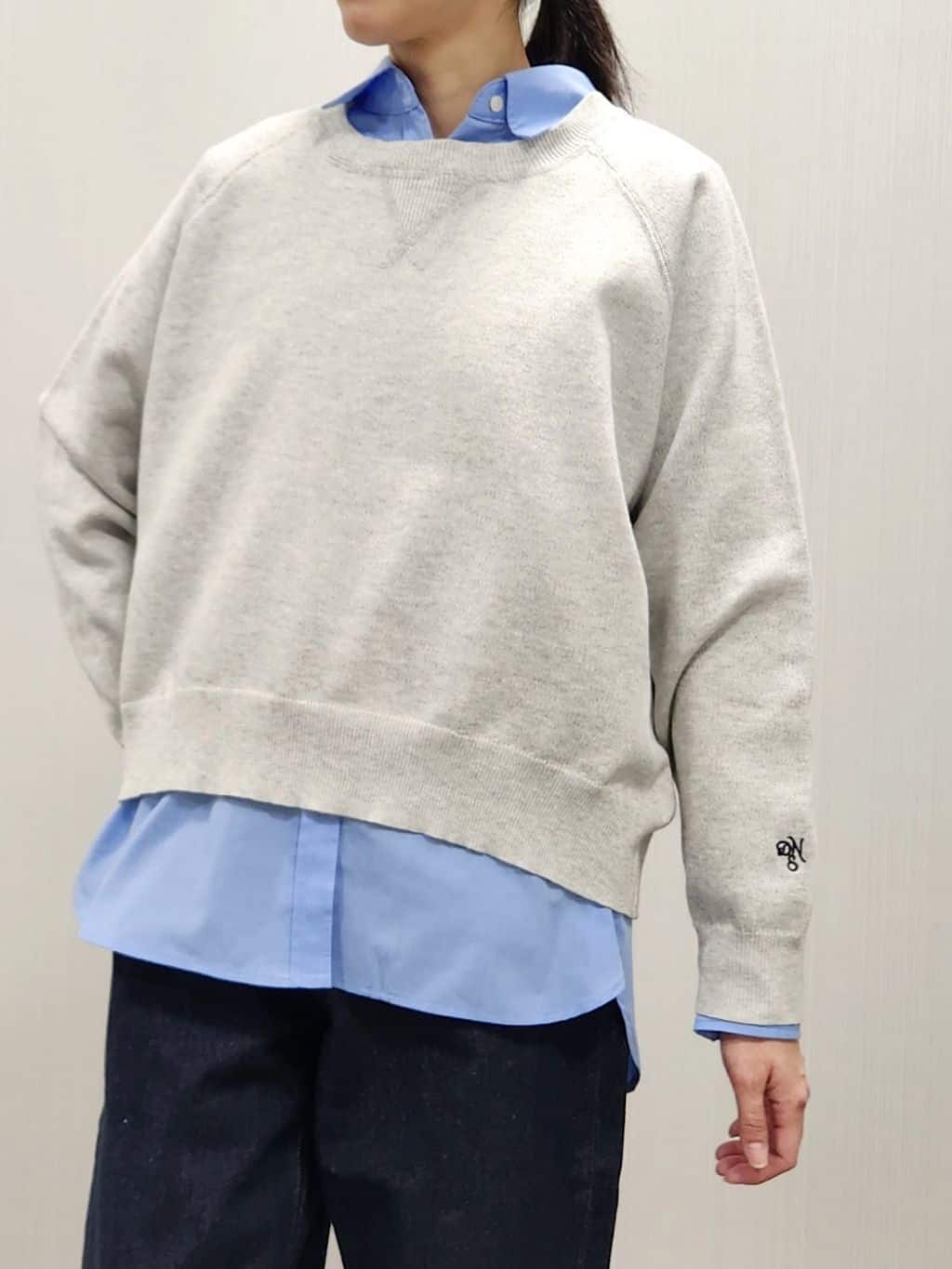 naraさんの「Dessin｜【洗える】スウェットライクニット」を使ったコーディネート