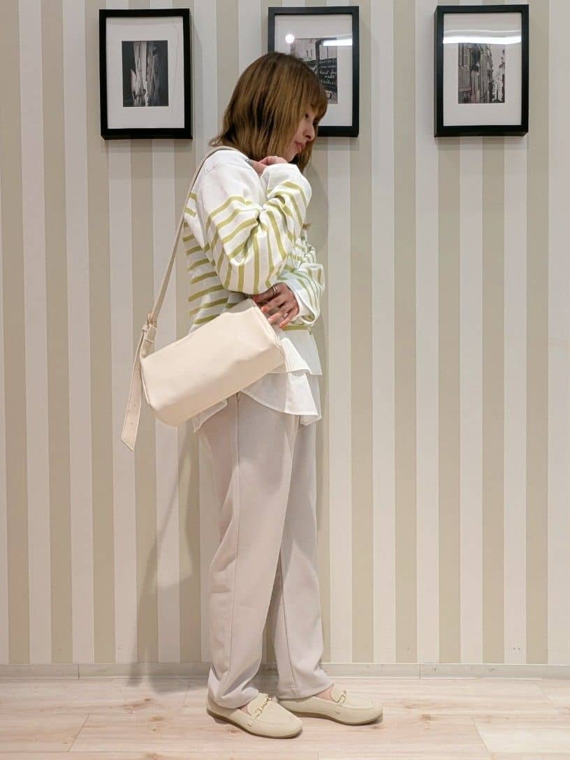 otaさんの「SHOO･LA･RUE｜楽にきちんと見られたい　大人カジュアルボーダーニット」を使ったコーディネート