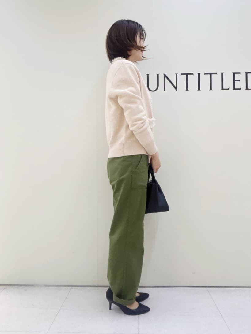 Mikiさんの「UNTITLED｜【洗える/ジャケット風】ツイードニットカーディガン」を使ったコーディネート