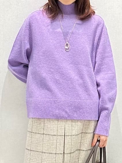 Miwaさんの「UNTITLED｜【8色展開/洗える】ウールカシミヤ ハイネックニット」を使ったコーディネート
