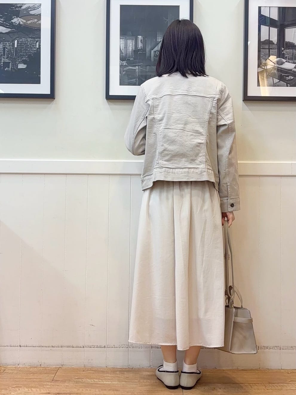 えぬさんの「SHOO･LA･RUE｜【洗濯機可/S-LL/アンサンブル可】結局、シンプル クルーネックニット」を使ったコーディネート