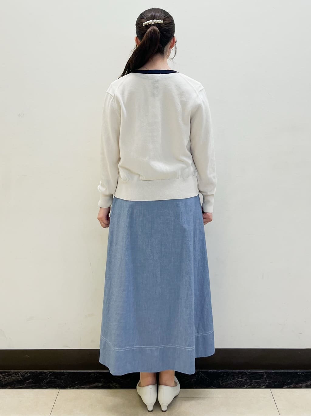mikikoさんの「Reflect｜【アンサンブル可】バイカラーニット」を使ったコーディネート